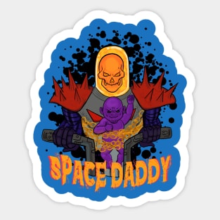 Space Daddy Sticker